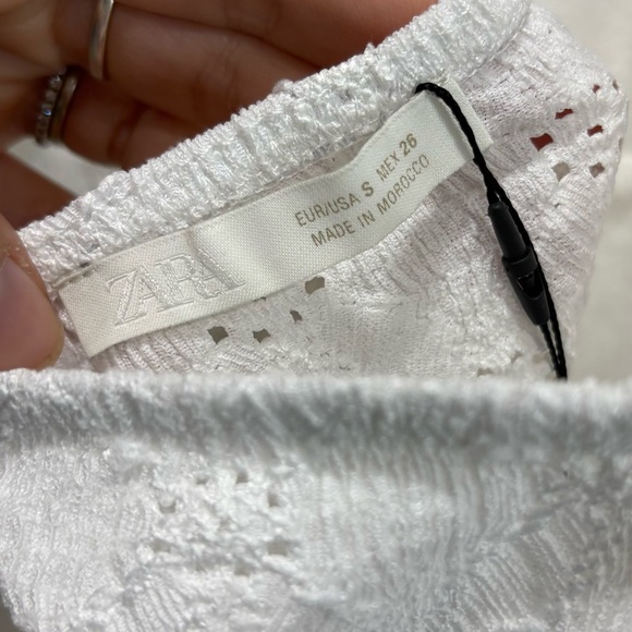 NWT Zara halter mixed material top - Picture 6 of 9